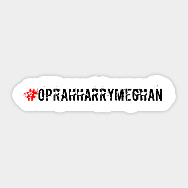 Oprah Harry Meghan Sticker by tshirtQ8